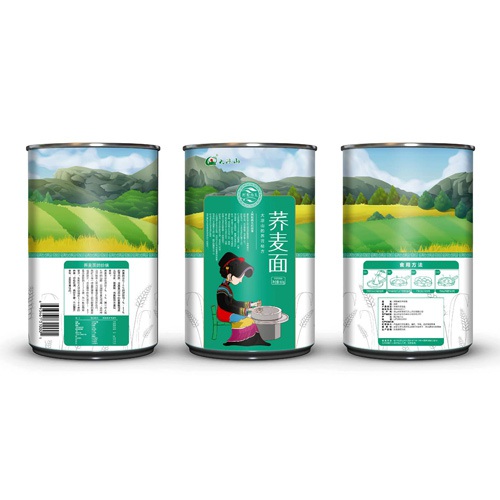食品包裝設計-涼山土特產(chǎn)插畫(huà)風(fēng)格包裝設計_燕麥面包裝設計_葫蘆梨包裝設計_少數民族區域農副產(chǎn)品土特產(chǎn)品牌視覺(jué)提升