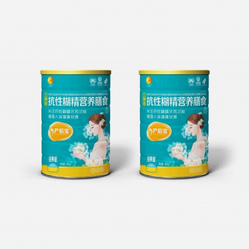 食品包裝設計-三源金營(yíng)養膳食包裝設計_三源金抗性?精營(yíng)養膳食罐子瓶身包裝設計